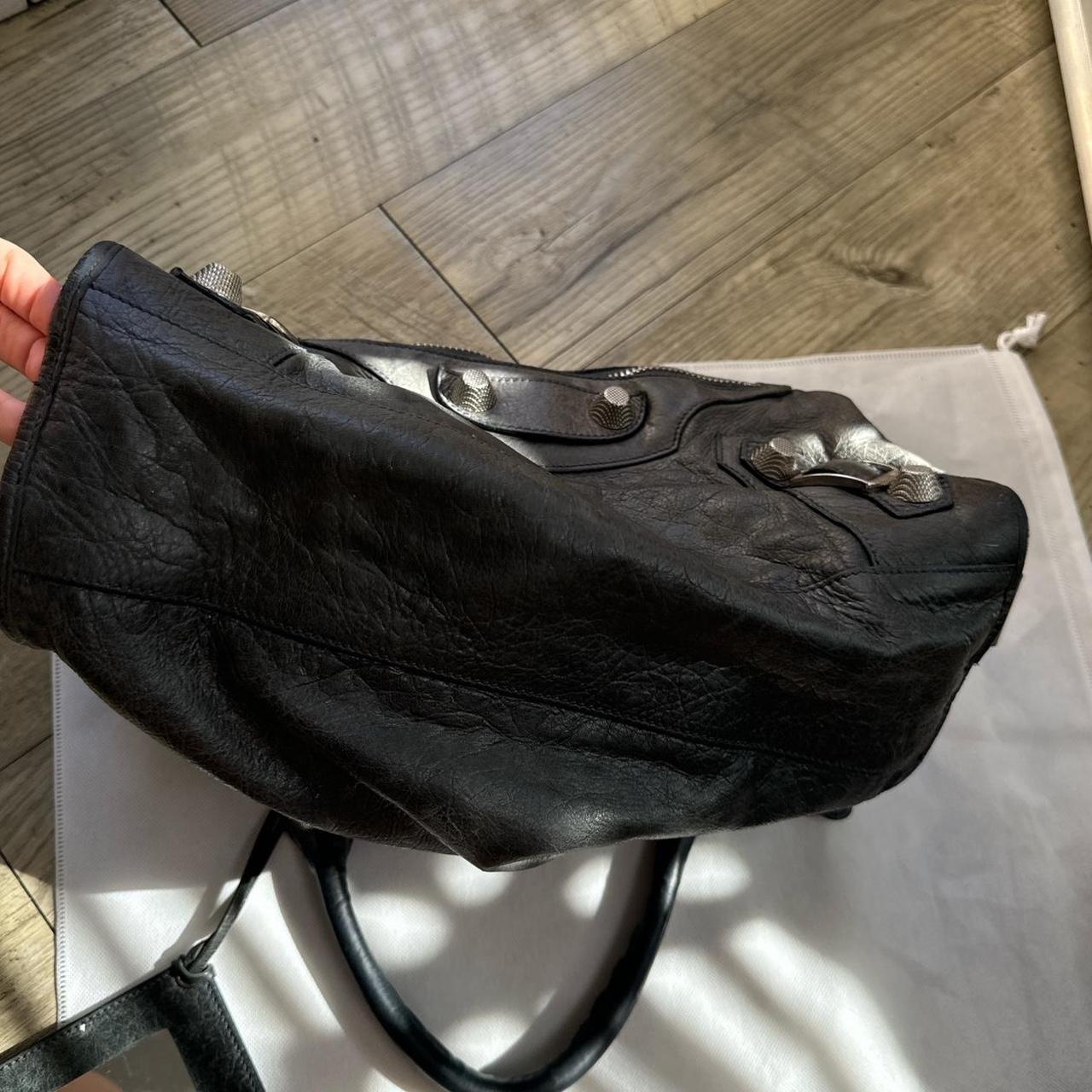 Authentic Balenciaga city bag gaint in black/grey Preowned