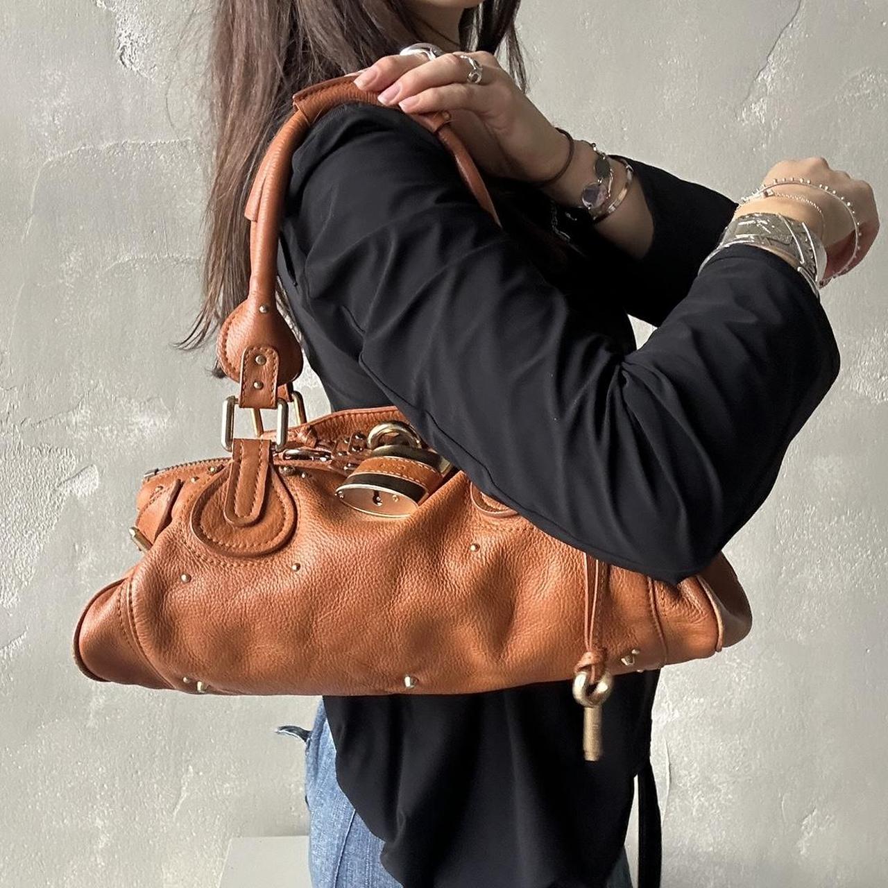 PreOwned Iconic Chloé Paddington Bag in Tan leather