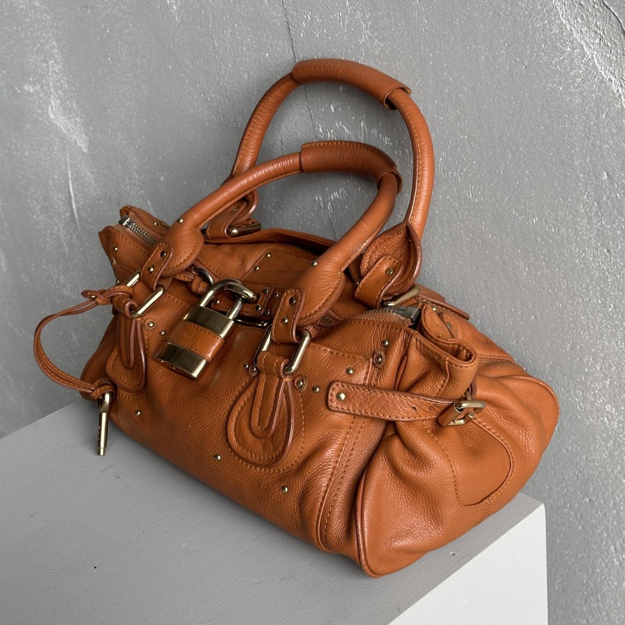 PreOwned Iconic Chloé Paddington Bag in Tan leather