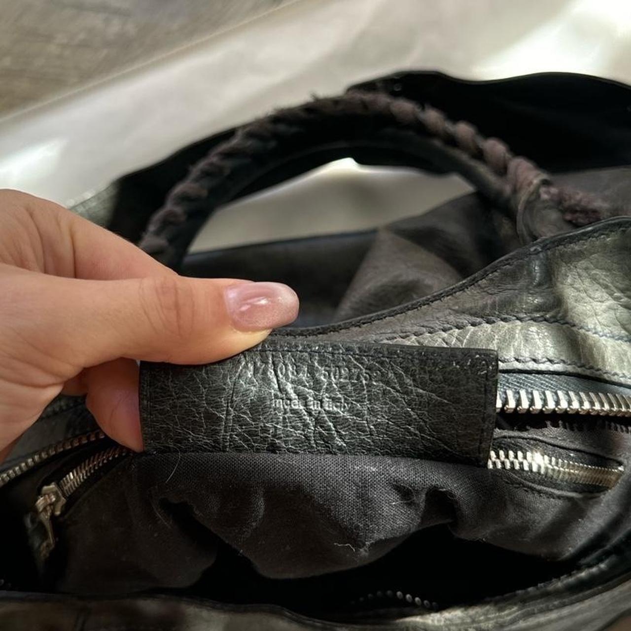 Authentic Balenciaga city bag gaint in black/grey Preowned