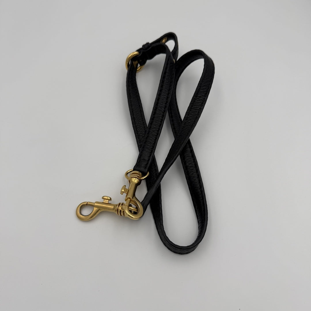 PreOwned Miu Miu Vitello Leather Black Shoulder Bag